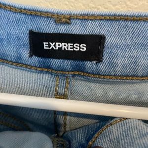 Perfect, distressed flare from Express